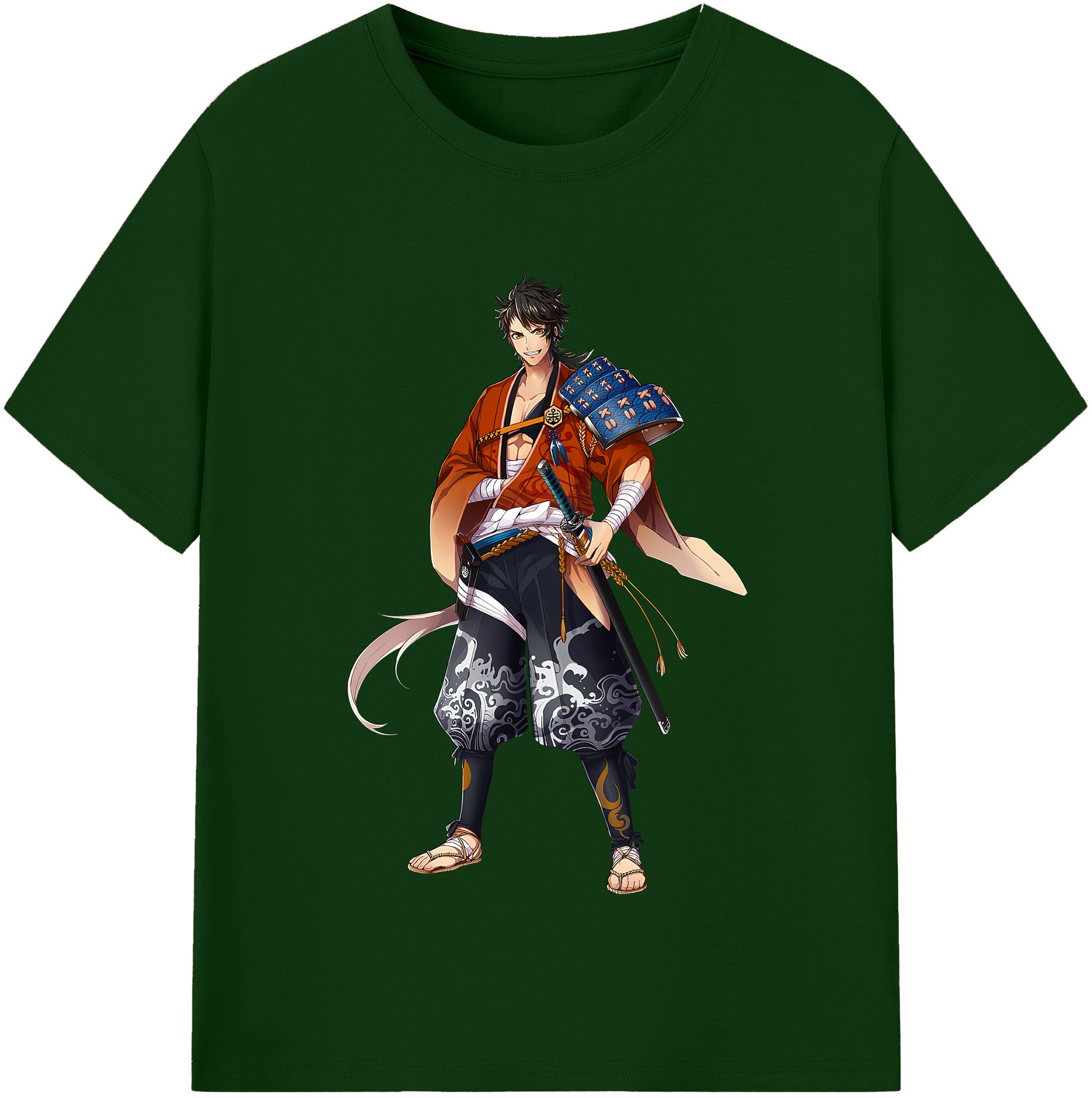 （画像用） 刀剣乱舞 Touken Ranbu 綿100％半袖Tシャツ（フロントプリント）